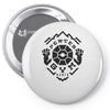 pewter gym Pin-back button