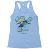 wake up and drink a coffee Racerback Tank