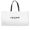 vegan friends tv show parody Weekender Totes