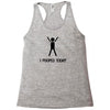 i pooped today t shirt large funny cool nerd geek humor vintage retro Racerback Tank