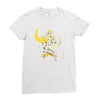 the moon Ladies Fitted T-Shirt