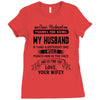 Dear Husband, Love, Your Favorite Ladies Fitted T-Shirt
