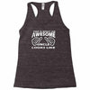 this is what an awesome uncle looks like   mens funny father's day Racerback Tank