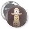 alien coffee invasion Pin-back button