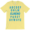 alphabet abc elemno T-Shirt