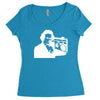 beethoven ghetto blaster Women's Triblend Scoop T-shirt