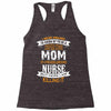 Super Cool Mom Of A Freaking Awesome Nurse Racerback Tank