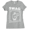 swag switched on Ladies Fitted T-Shirt
