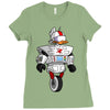 darkwing duck gizmoduck Ladies Fitted T-Shirt