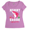 mommy shark doo doo doo family matching Women's Triblend Scoop T-shirt