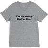 im not short funny t shirt humor nerd geek tee s 3xl V-Neck Tee