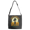 great pumpkin believer Adjustable Strap Totes