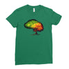 time leaves Ladies Fitted T-Shirt