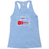 anti war guitar folk music writers Racerback Tank