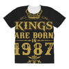 kings are born in 1987 All Over Women's T-shirt