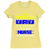 proud dad nurse Ladies Fitted T-Shirt