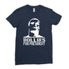 rollins for president  funny  comic henry rollins punk rock tv p Ladies Fitted T-Shirt