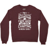 love love love camping! Crewneck Sweatshirt