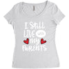 I Still Live With My Parents Women's Triblend Scoop T-shirt