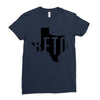 Beto Texas Map Ladies Fitted T-Shirt