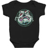 angry bulldog Baby Bodysuit