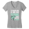 fishing fanatics1 Women's V-Neck T-Shirt