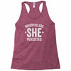 nevertheless   she persisted Racerback Tank