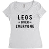 Leos Over Everyone Women's Triblend Scoop T-shirt
