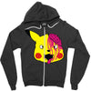 pikachu zombie Zipper Hoodie
