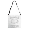 uganda power Adjustable Strap Totes