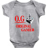 old school gamer Baby Onesie