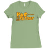 pac to the future Ladies Fitted T-Shirt