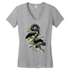 many colors  snake Women's V-Neck T-Shirt