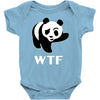 wtf panda Baby Bodysuit