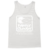 partly cloudy 100% getting wasted gift drugs drinking pissed bong fuun Tank Top