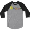 planetary chatter vectorized 3/4 Sleeve Shirt