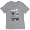 pug life V-Neck Tee