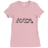 mountains tee Ladies Fitted T-Shirt