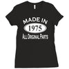 made in 1975 mens 40th birthday Ladies Fitted T-Shirt
