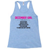 December Girl Hated By Many Racerback Tank