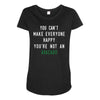 You Can't Make Everyone Happy You're Not an Avacado Maternity Scoop Neck T-shirt