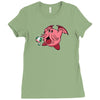 kirbythulhu (no text) Ladies Fitted T-Shirt