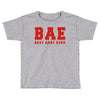 BAE Best Aunt Ever Toddler T-shirt