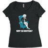 why so british Women's Triblend Scoop T-shirt