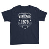 original parts vintage established 1979 perfectly aged Youth Tee