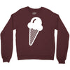 ice cream cone funny Crewneck Sweatshirt