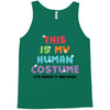 This Is My Human Costume I'm Really A Unicorn Tank Top
