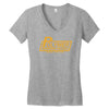 polymer records, ideal gift or birthday present funny Women's V-Neck T-Shirt