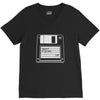 retro floppy V-Neck Tee