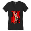 techno viking ideal birthday present or gift Women's V-Neck T-Shirt
